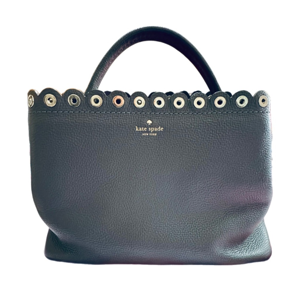 Kate Spade Grey Eyelet Satchel